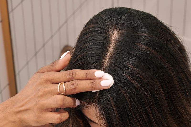 Strategic Hair Part Changes