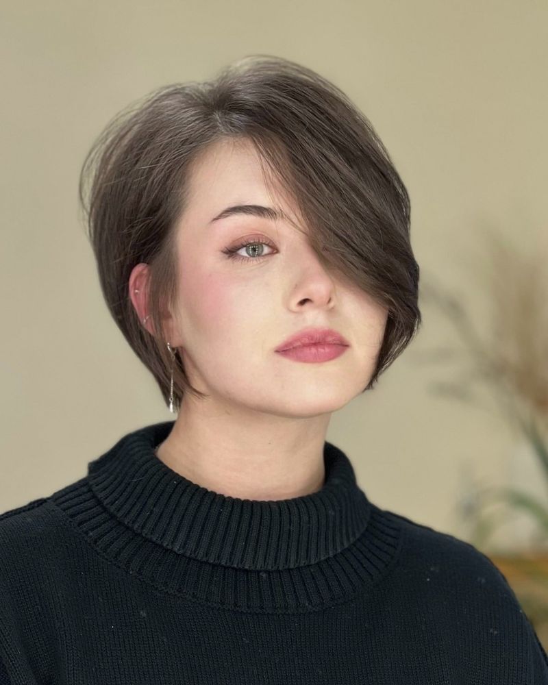 Sleek A-Line Pixie Bob