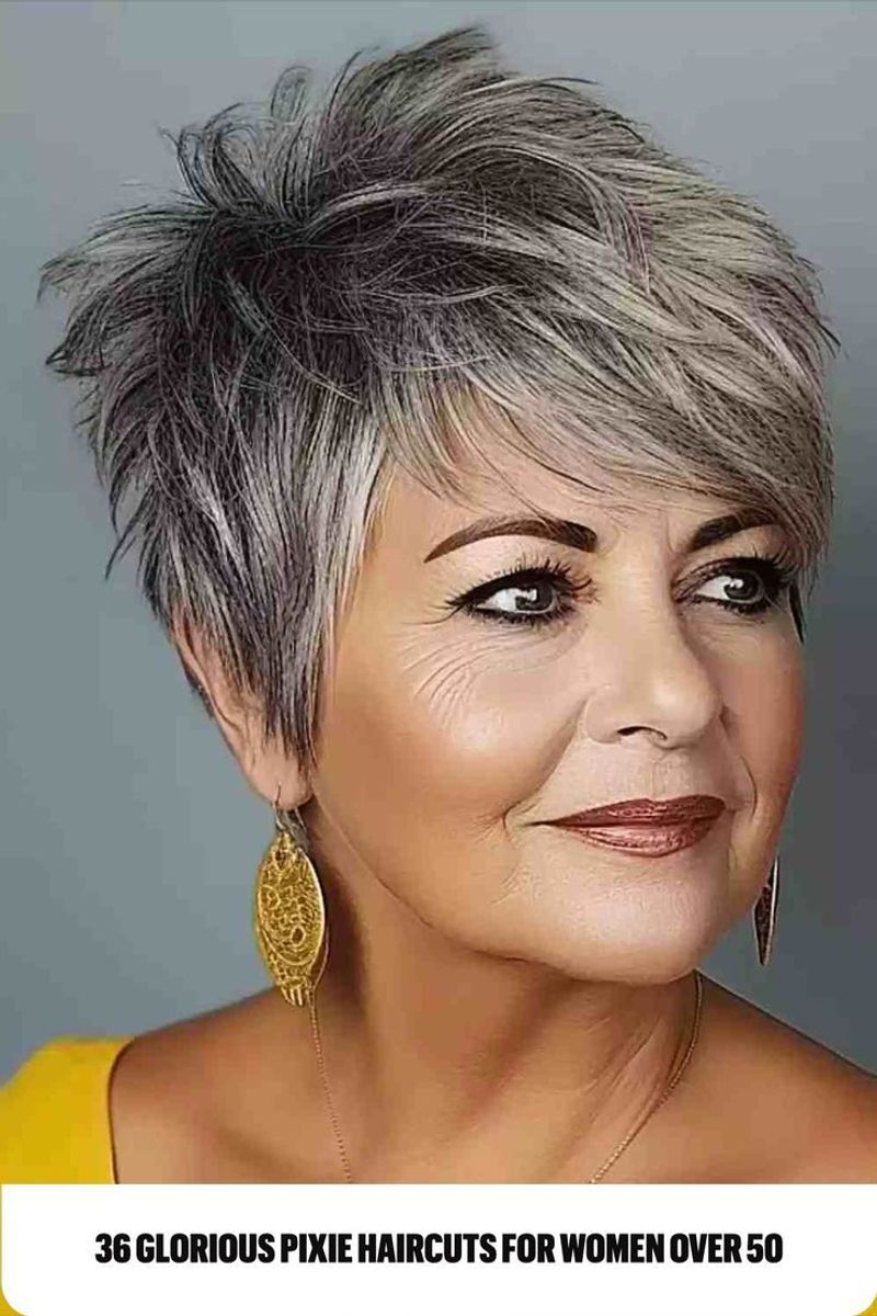 Choppy Pixie with Textured Crown