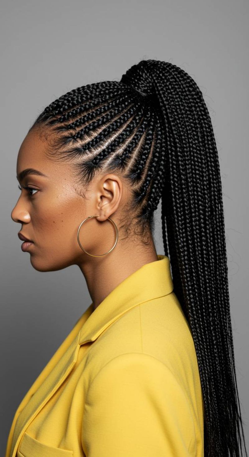 Cornrow Ponytail