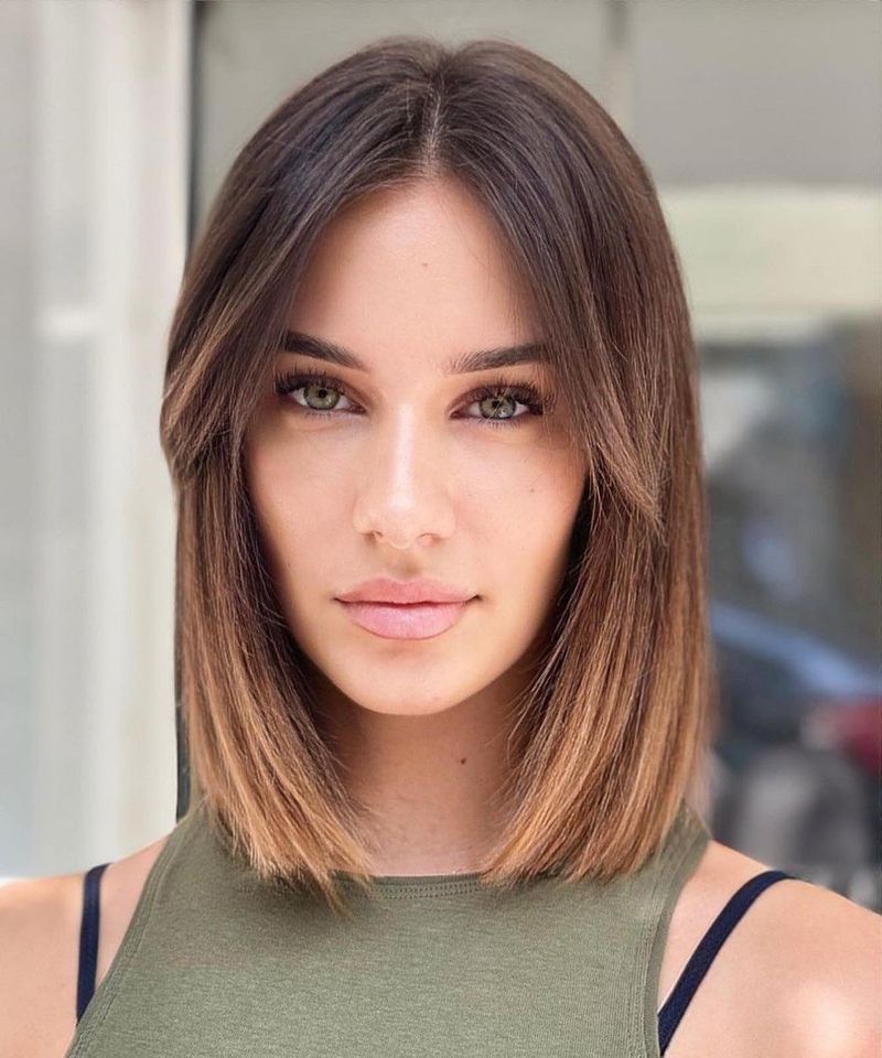 Blunt Mid-Length Cut