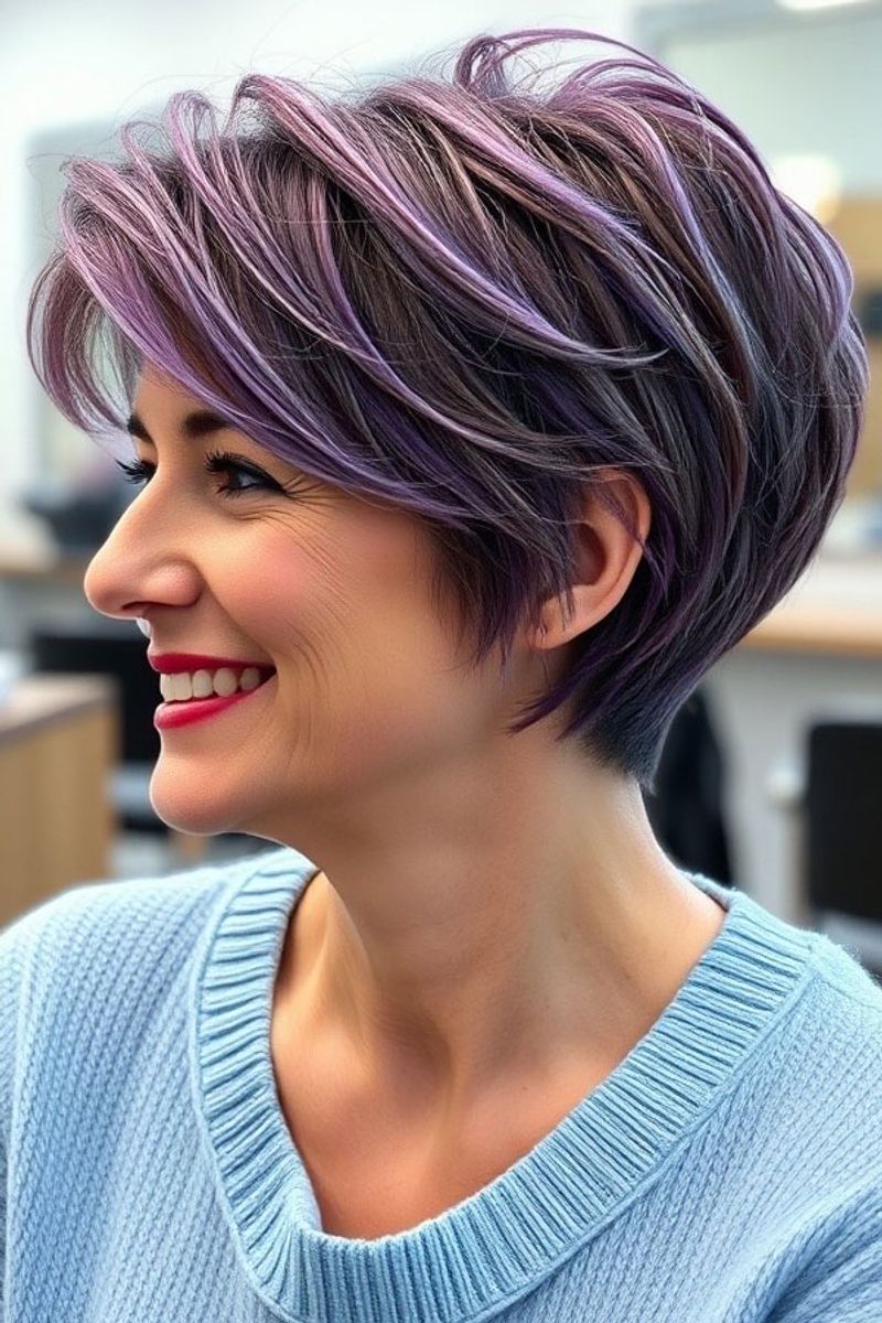 Pixie Bob with Colorful Highlights