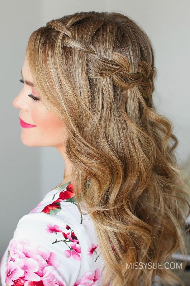 Cascading Waterfall Braid