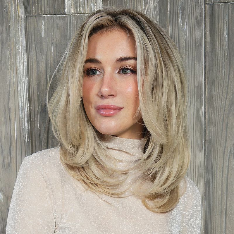 Layered Shoulder-Length Cut