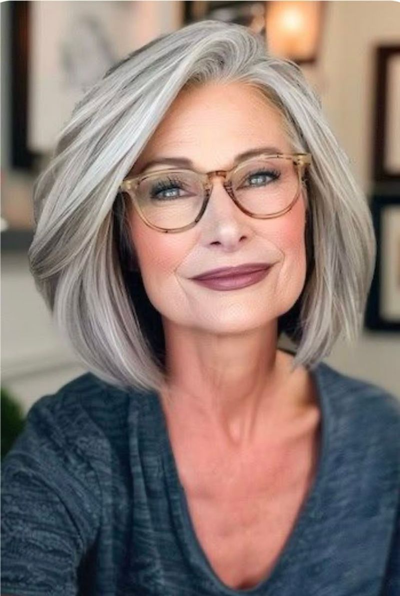 Sleek Angled Bob