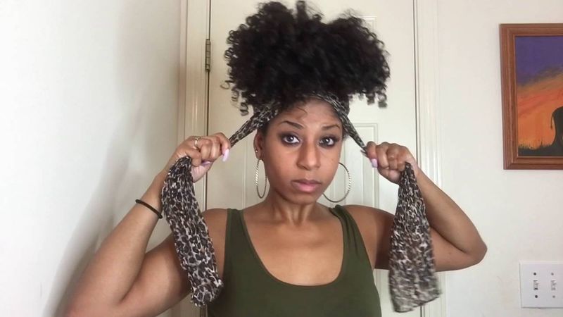 Pineapple Ponytail Technique