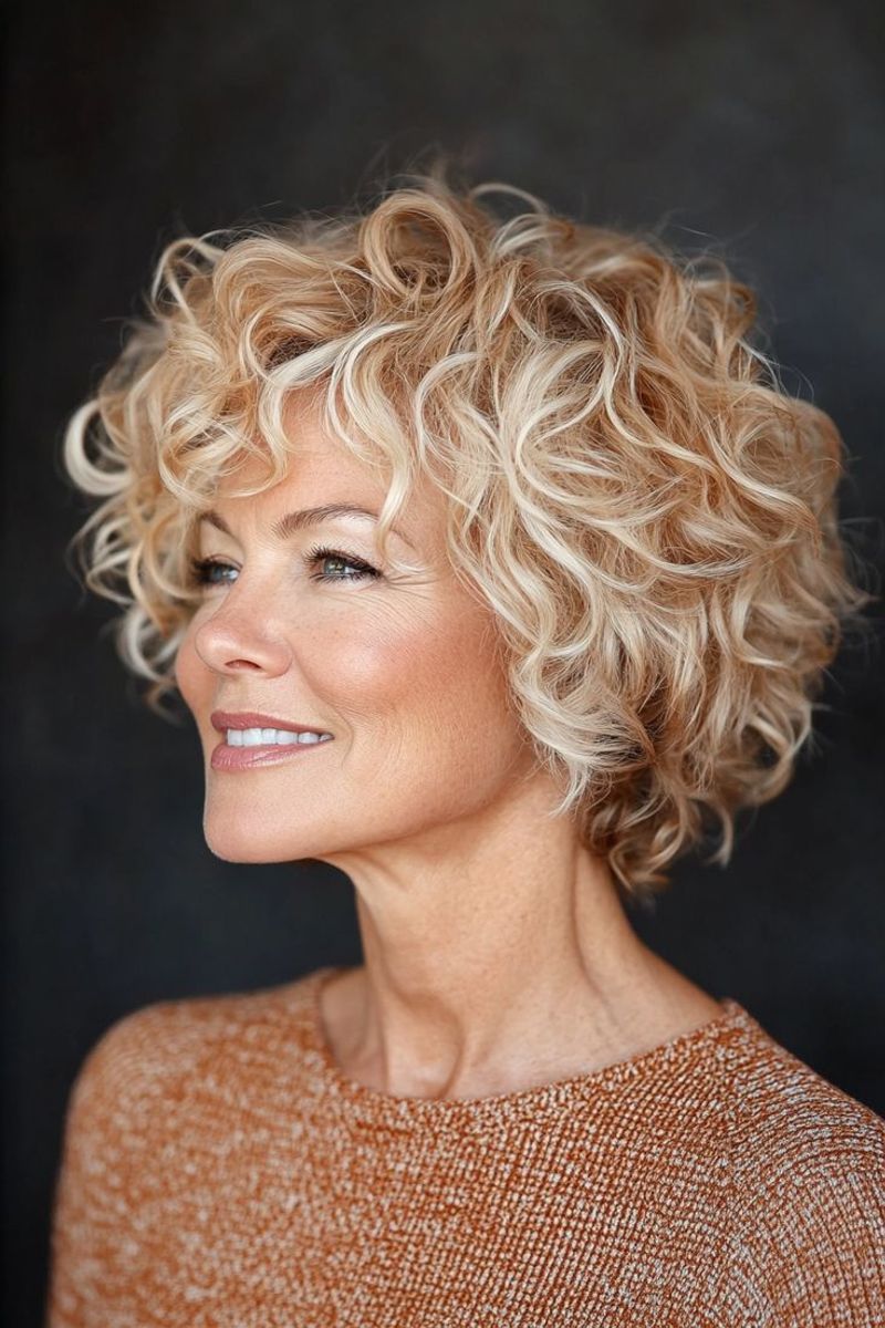 Curly Crop with Defined Texture