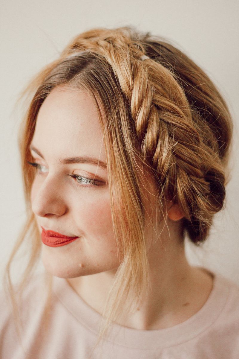 Fishtail Braid Crown