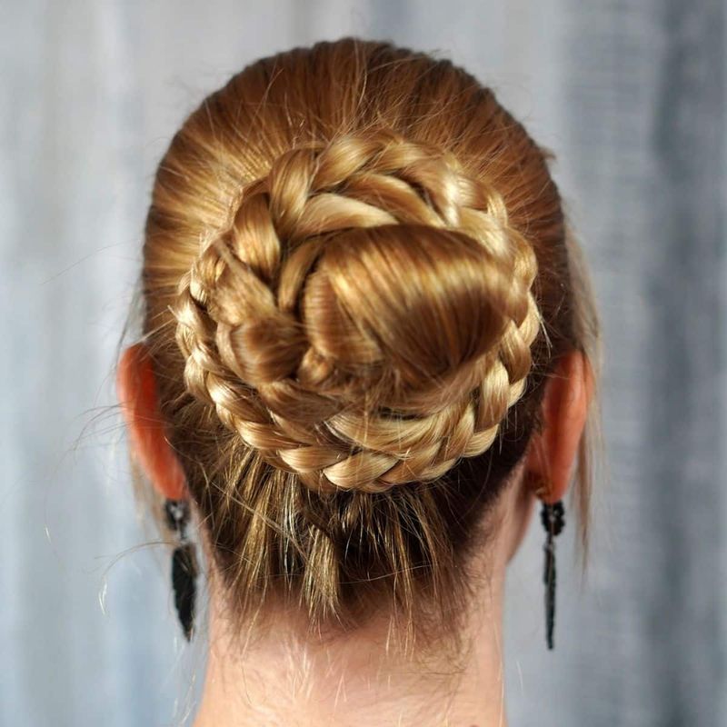 Twisted Rope Braid Updo