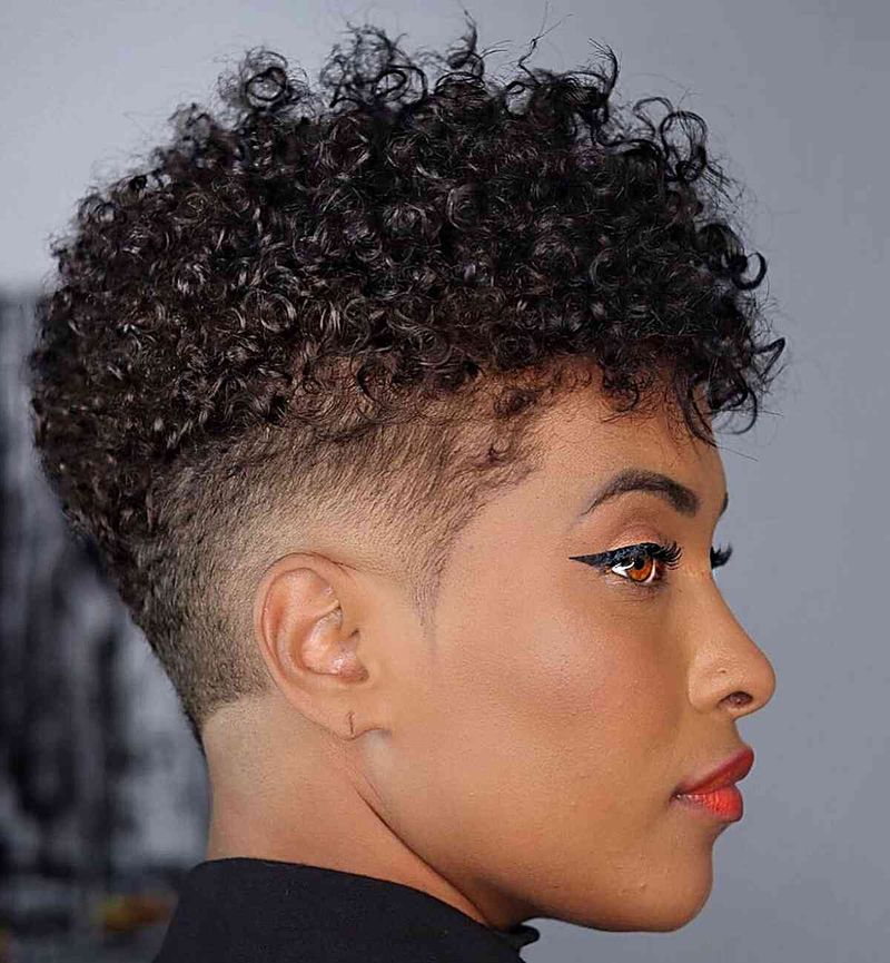 Tapered Natural Curls